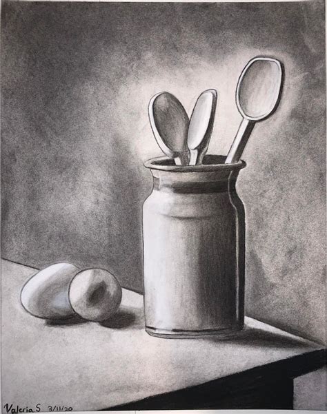 living things examples drawing|Still Life Drawings .